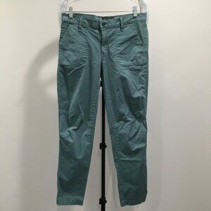 LUCKY BRAND Green THE CARGO Utility 5 Pocket Logo Hardware Pant Jeans